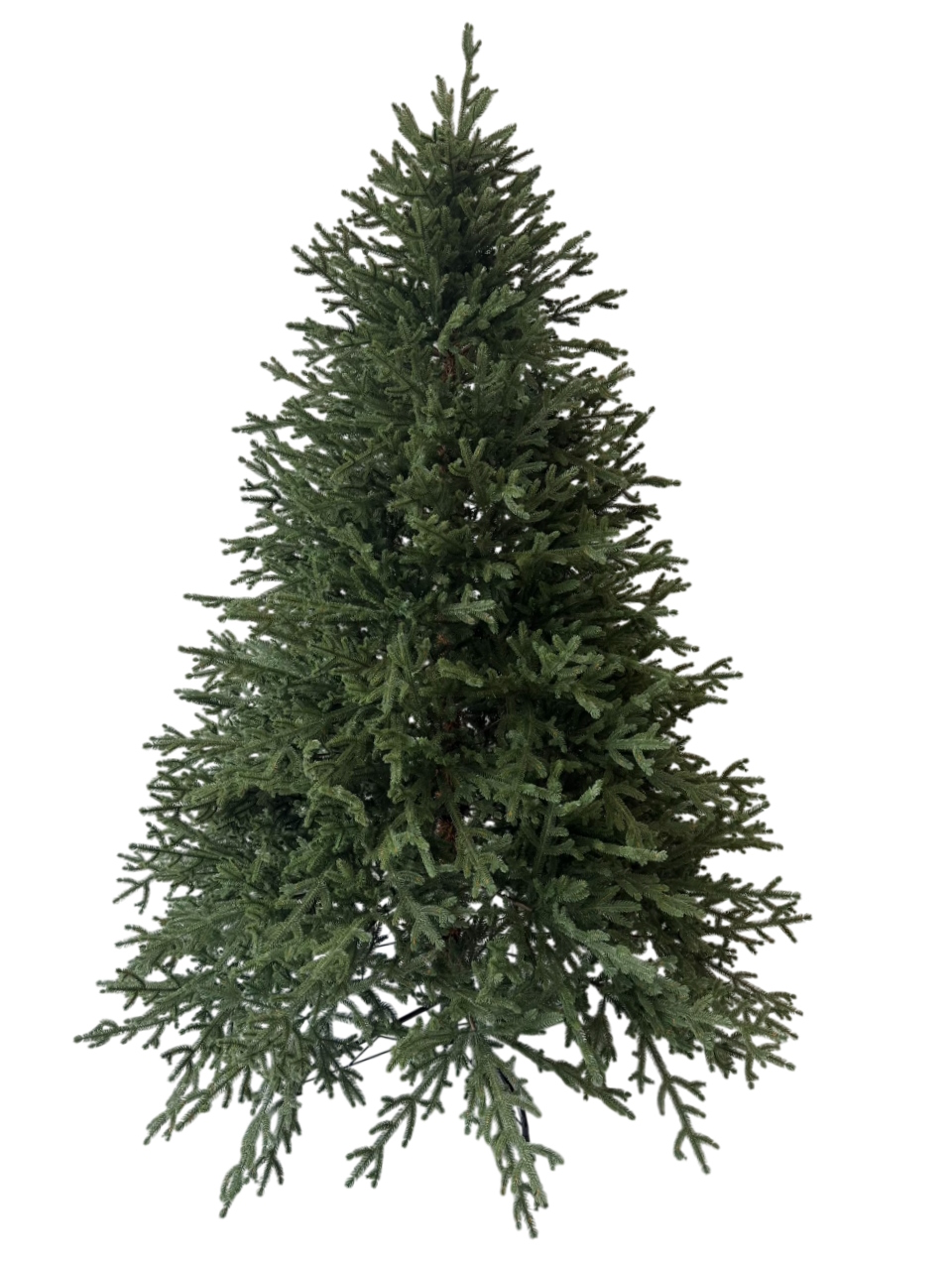 240სმ მწვანე ნაძვის ხე სრულად სილიკონის ტოტებით