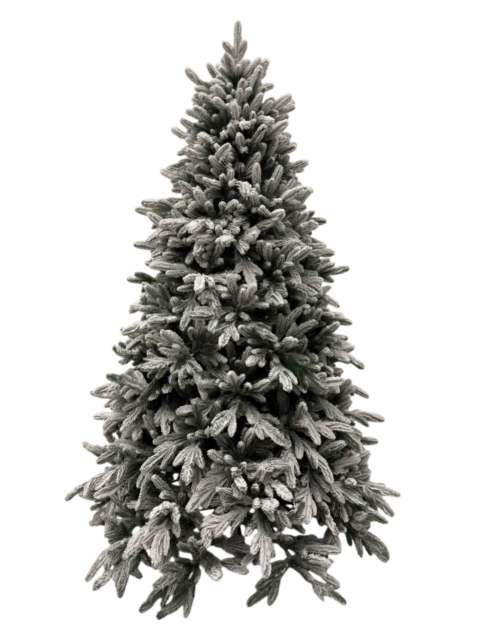 270სმ დათოვლილი ნაძვის ხე სრულად სილიკონის ტოტებით